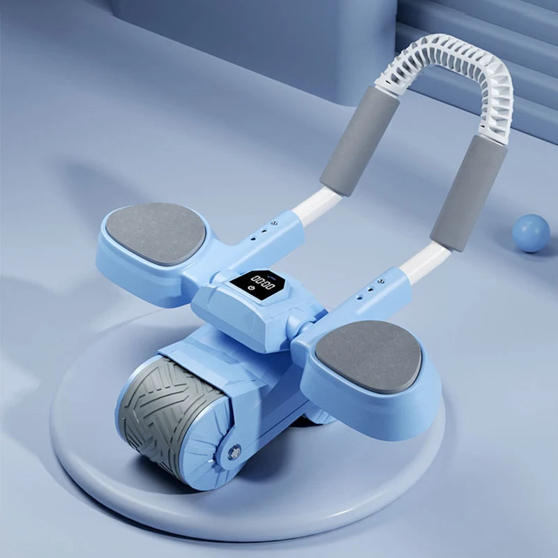 Ab Roller Wheel With Elbow Support - Roda abdominal inteligente com contador e