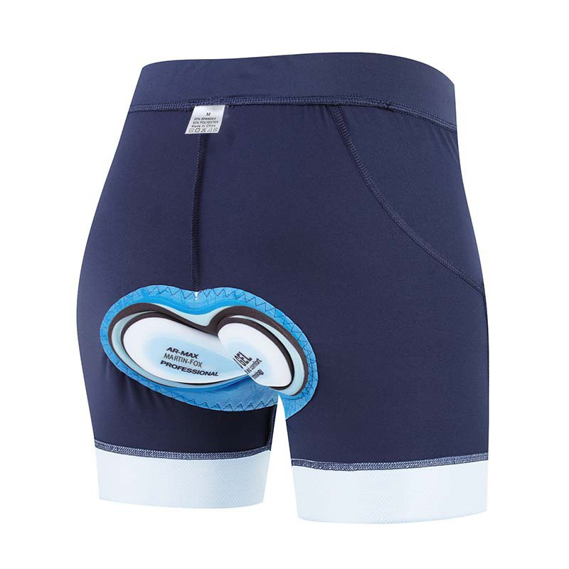 Padded Cycling Shorts 5D Gel - Shorts de Ciclismo Femininos Respiráveis, Secagem