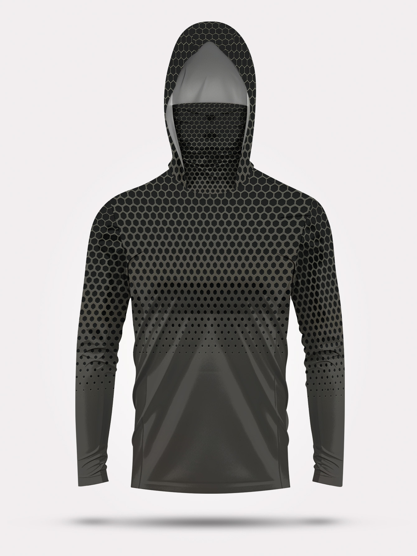 Fishing - Camisa de pesca masculina com capuz,