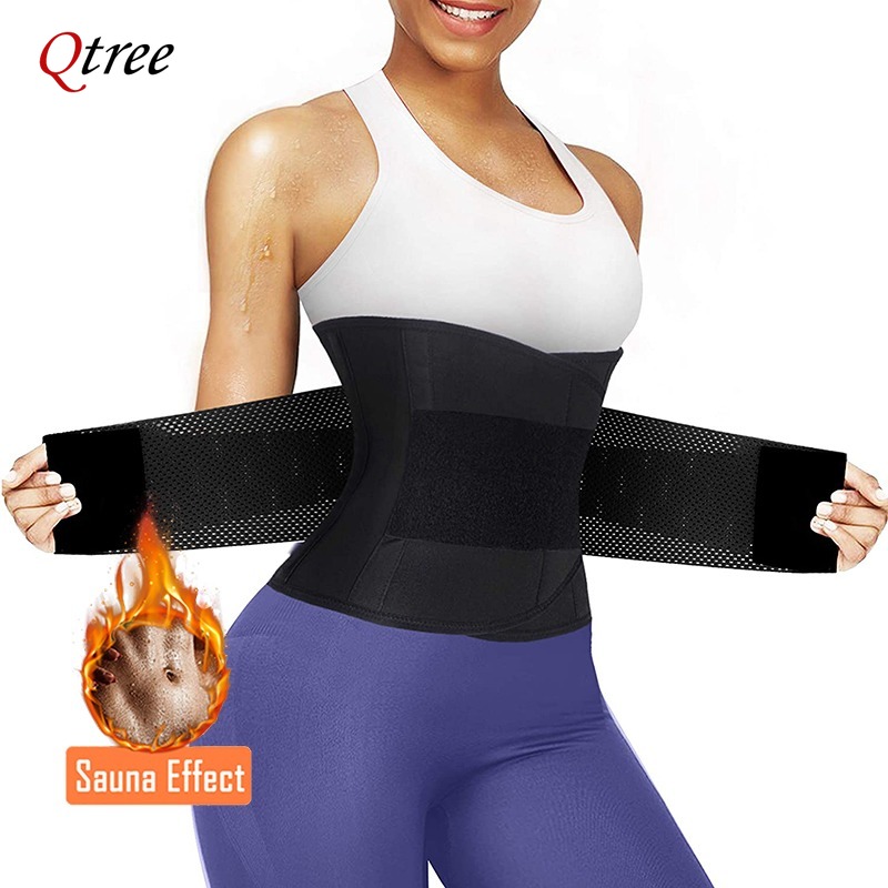 Sweat Waist Trainer Belt Neoprene - Qtree quente neoprene cintura trainer cinto