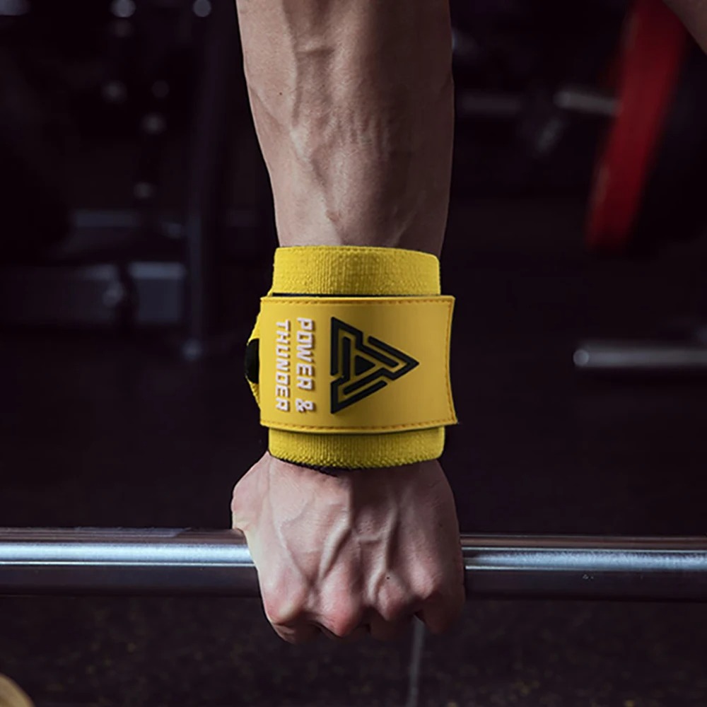 Wrist Wraps Weightlifting Support - Envoltórios de pulso para levantamento de