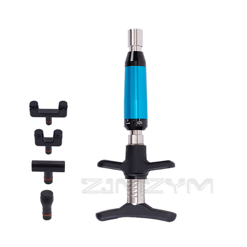 Electric Massage Gun Deep Tissue - Ativador Manual Quiroprático para Coluna, Corretor