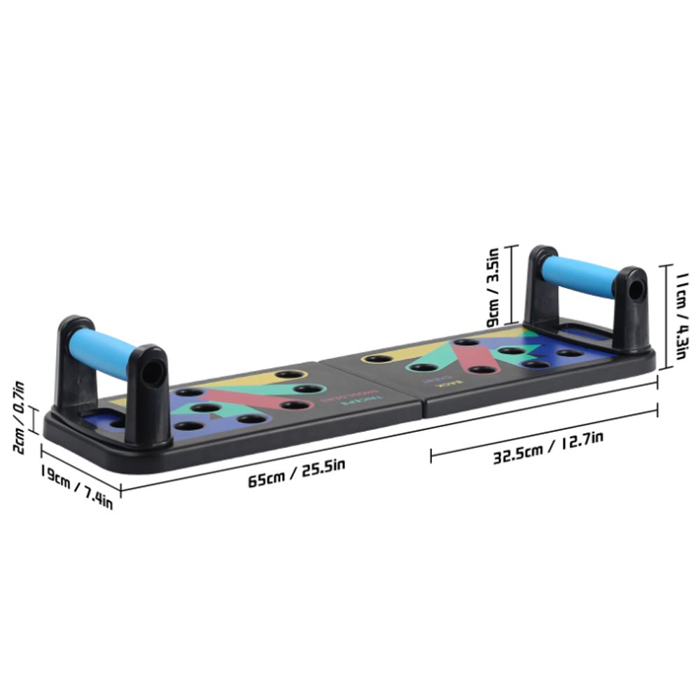 Push Up Board Foldable Multi Function - Placa de rack push-up dobrável 9