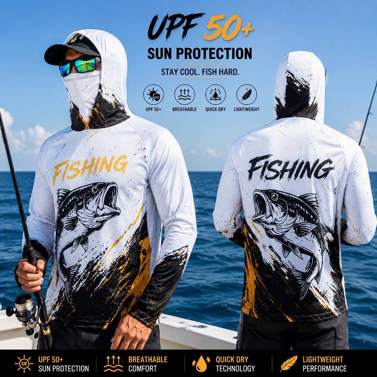 Camisa de Pesca Unissex de Man - Fishing avaliação e preço