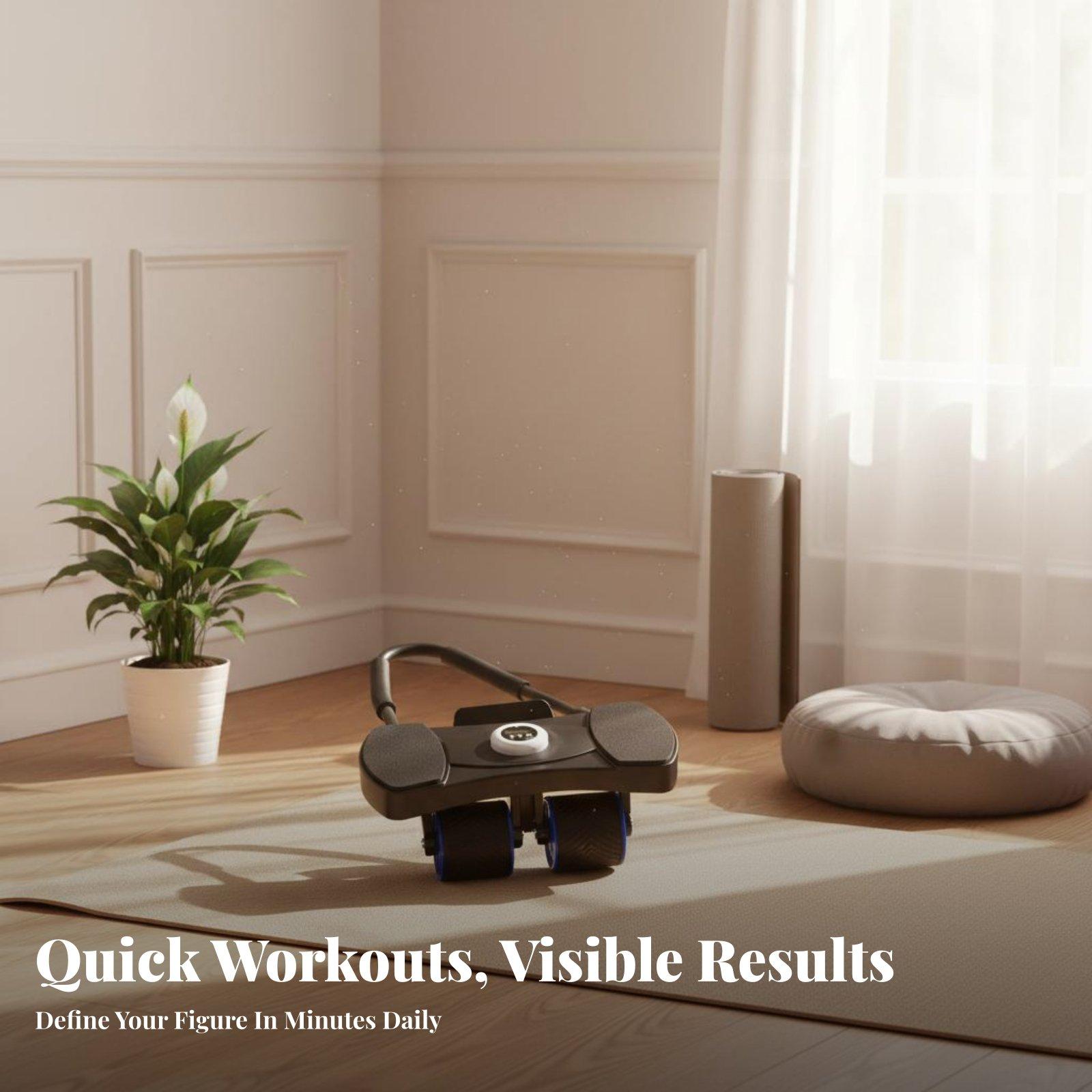 Equipamento de Exercício Essen - Ab Roller Wheel With Elbow Support avaliação e preço