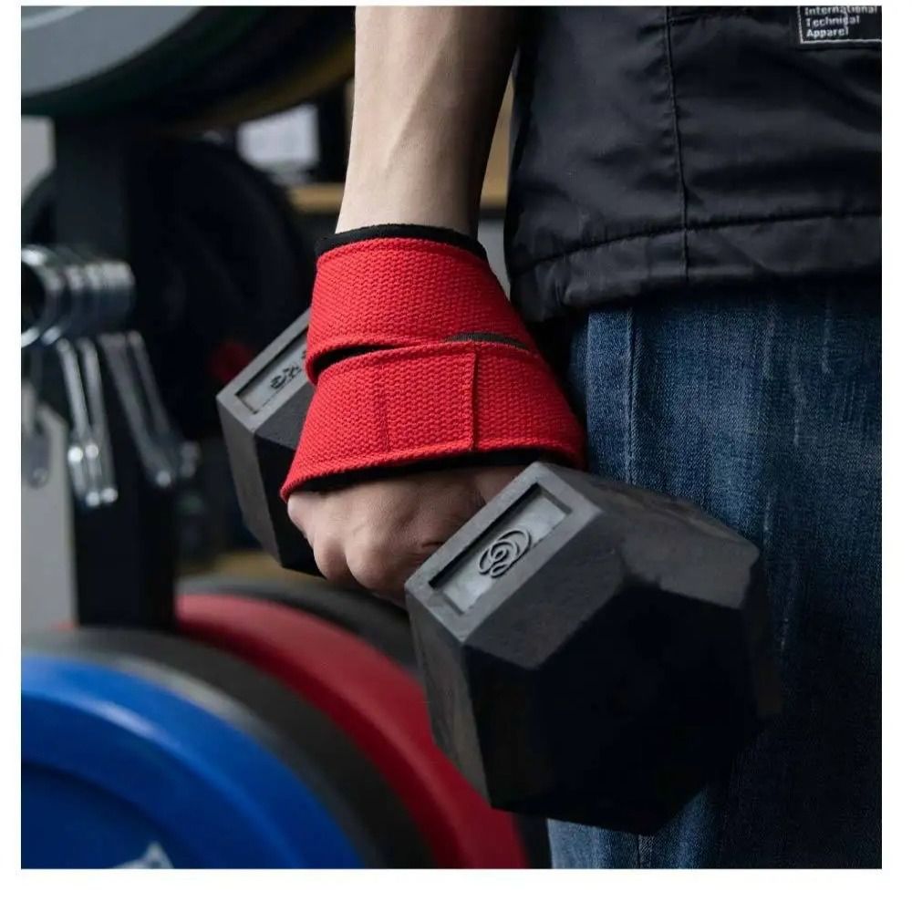 1 Par de Novos Cintos de Polié - Wrist Wraps Weightlifting Support avaliação e preço