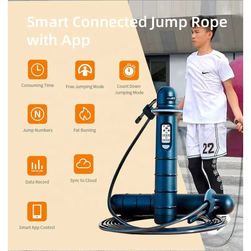 Corda de Pular Digital Sem Fio - Smart Jump Rope Digital Counter avaliação e preço