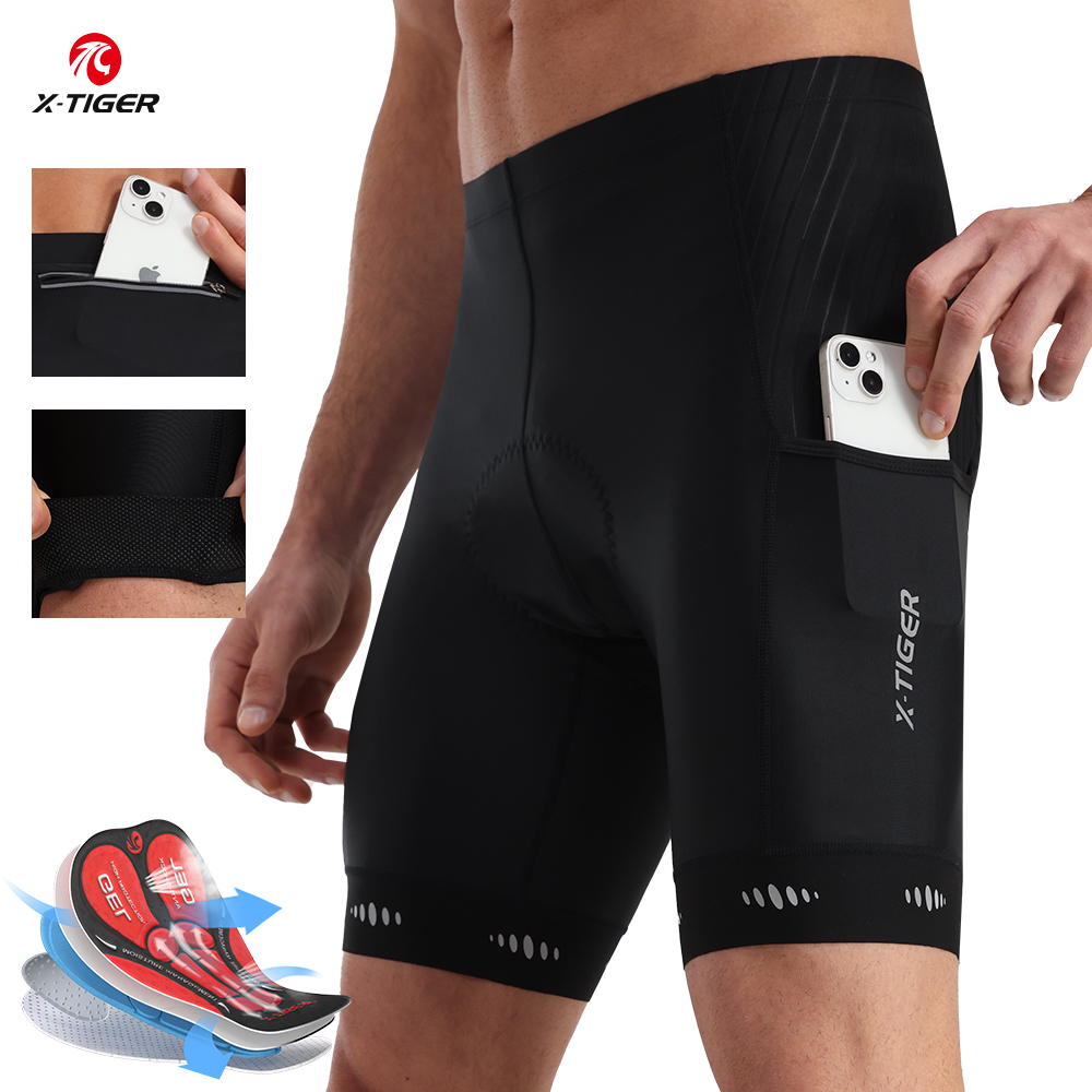 X-TIGER-Shorts de Ciclismo com - Padded Cycling Shorts 5D Gel avaliação e preço