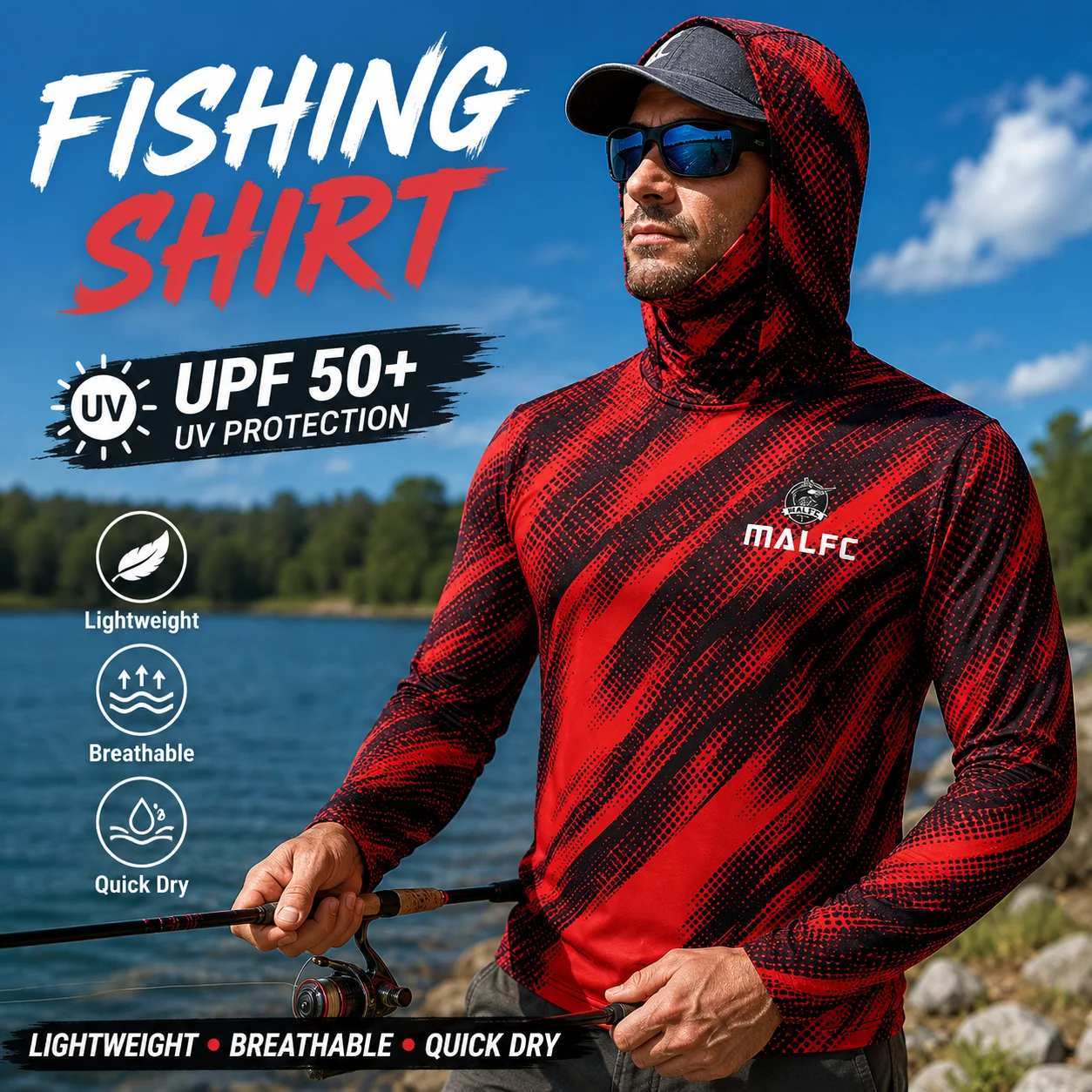 Camisa de pesca de manga compr - Hiking avaliação e preço