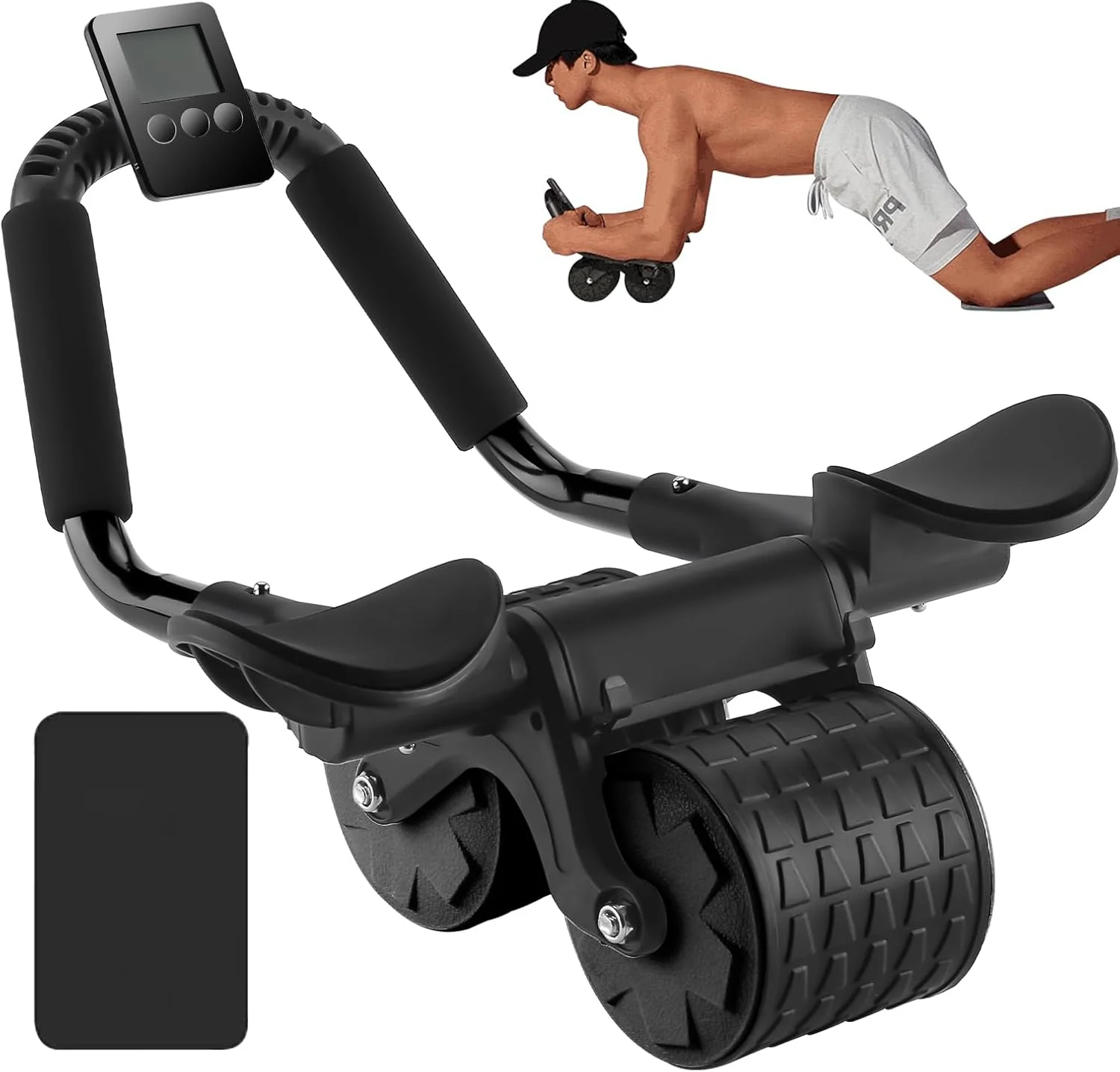 Roda Abdominal com Suporte par - Ab Roller Wheel With Elbow Support avaliação e preço