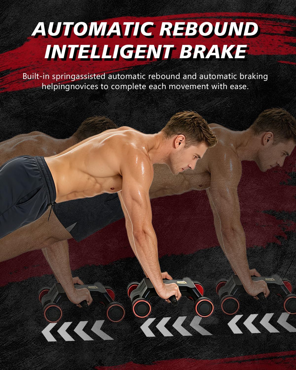 Roda Abdominal, Ab Roller, Ab  - Ab Roller Wheel With Elbow Support avaliação e preço