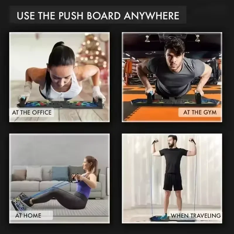 Conjunto de Prancha de Flexões - Push Up Board Foldable Multi Function avaliação e preço