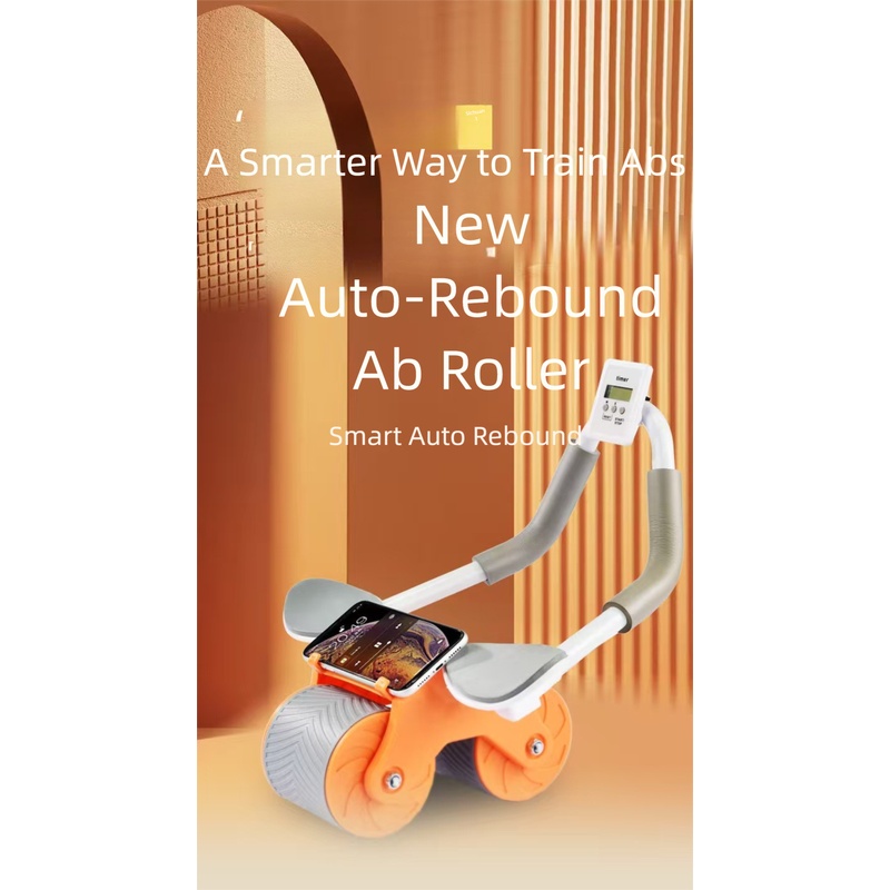 Roda Abdominal com Retorno Aut - Ab Roller Wheel With Elbow Support avaliação e preço