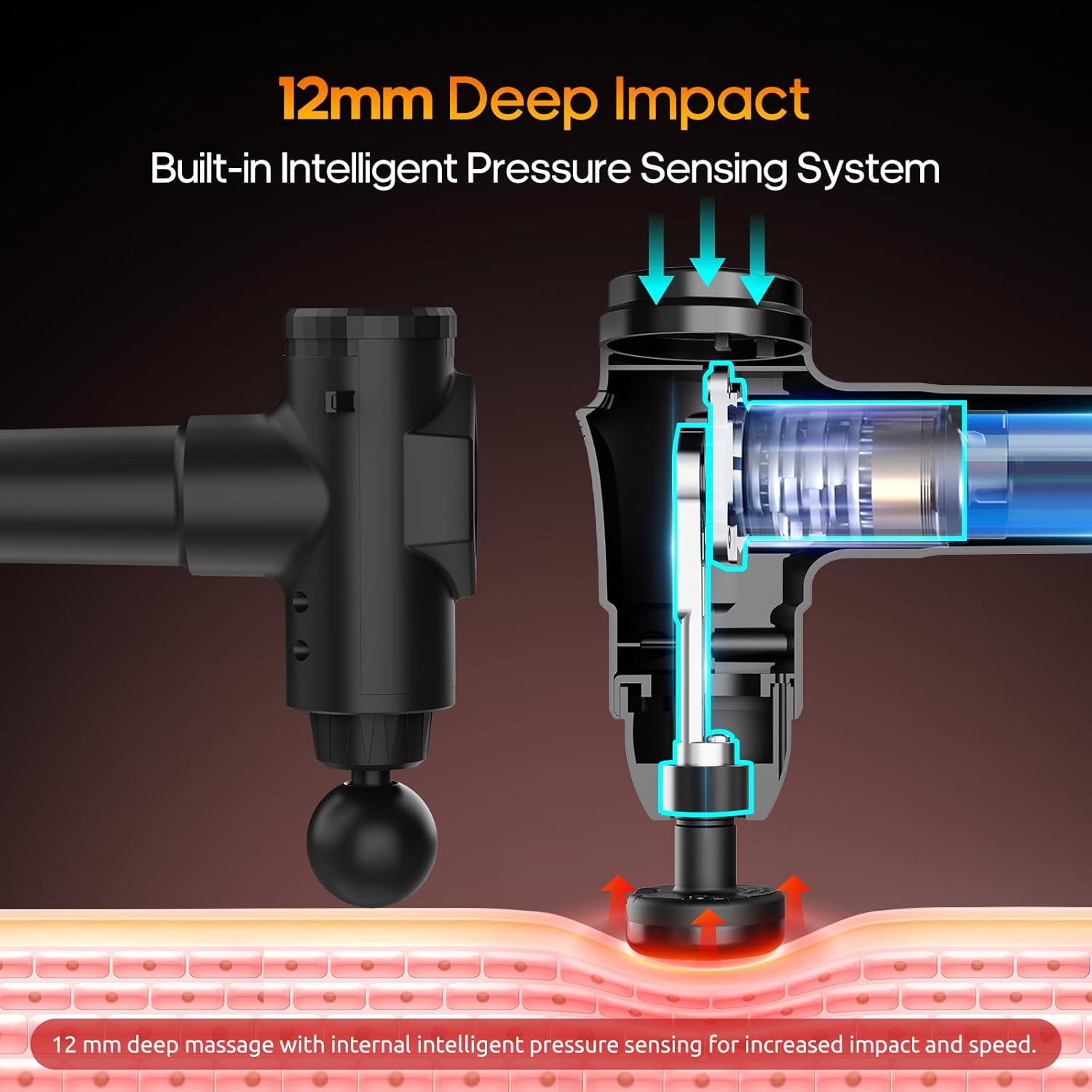 Pistola de Massagem de Tecidos - Electric Massage Gun Deep Tissue avaliação e preço