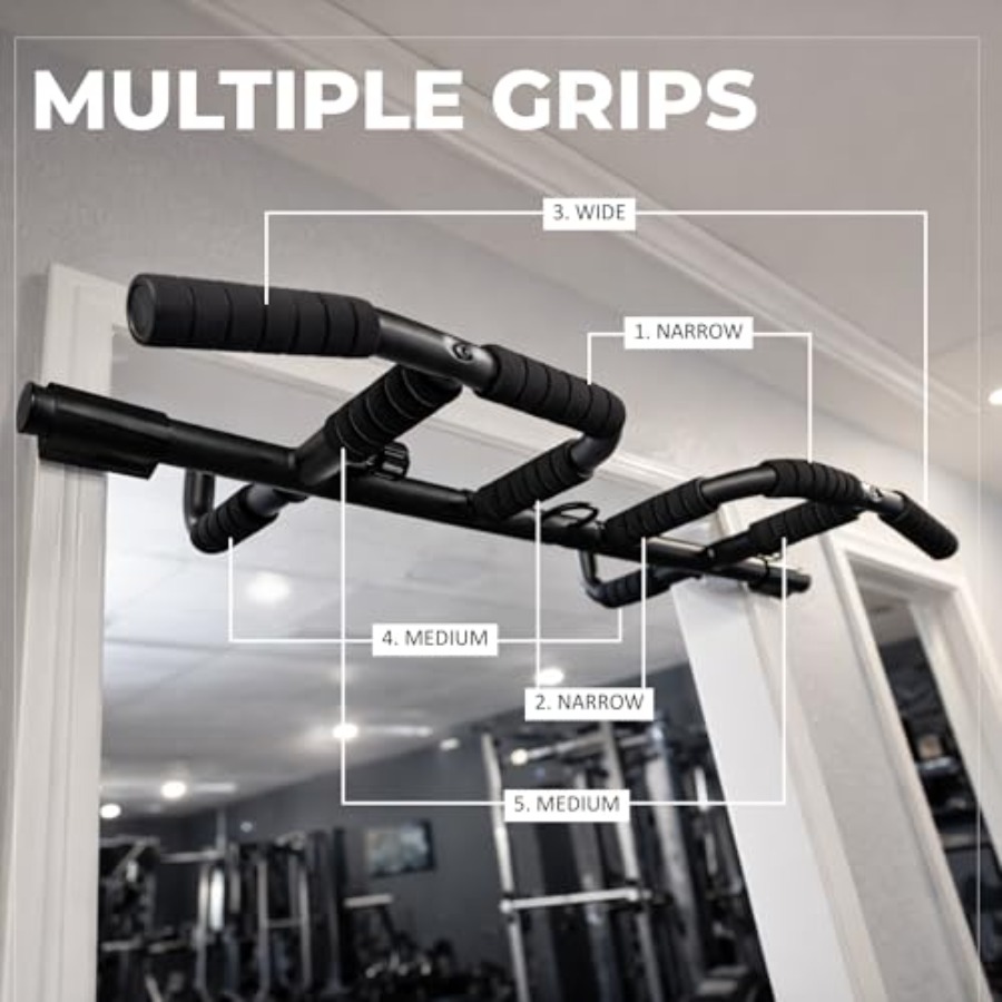 Barra de Exercícios para Porta - Door Pull Up Bar No Screw avaliação e preço