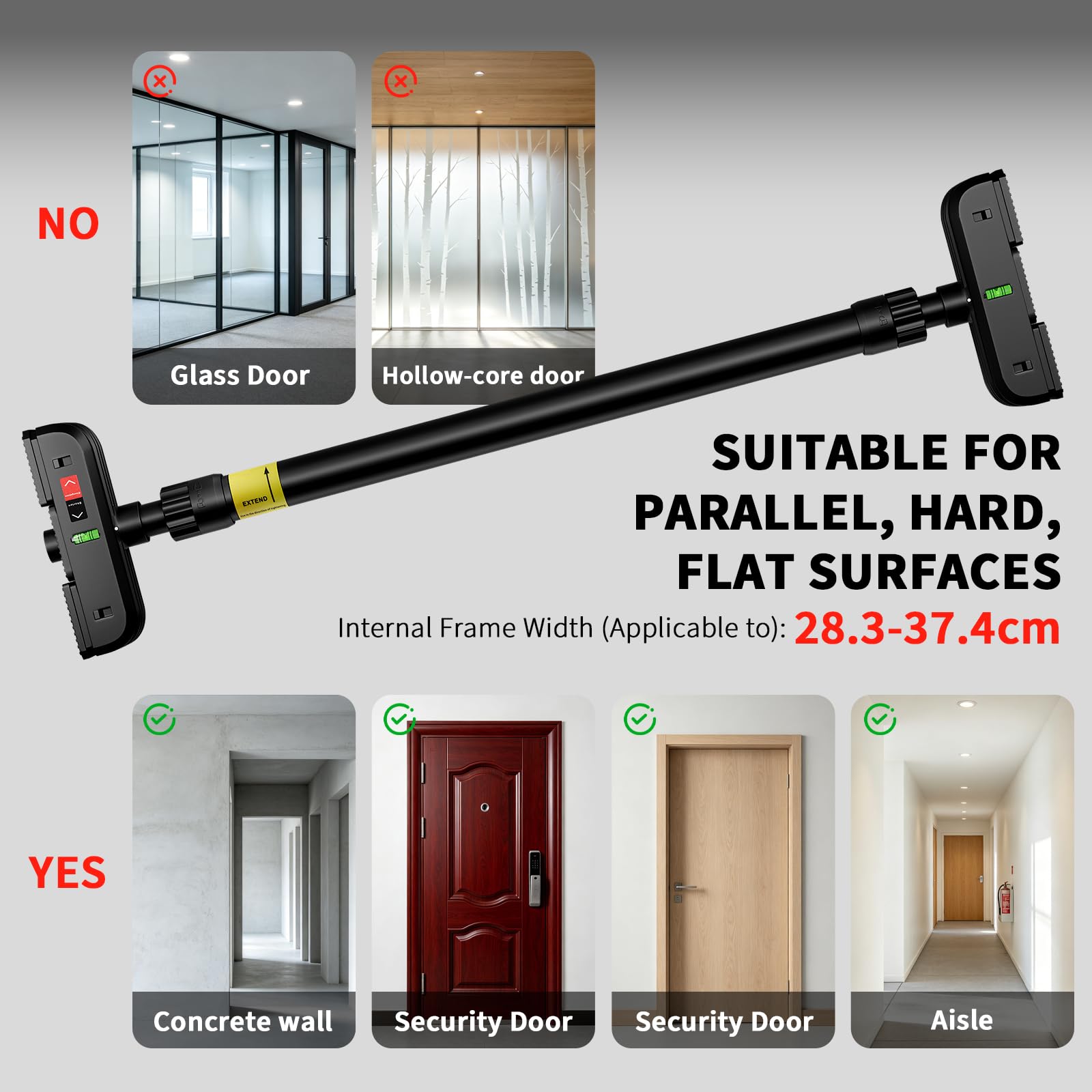 Barra de Exercícios para Porta - Door Pull Up Bar No Screw avaliação e preço