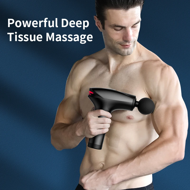 Nova Pistola de Massagem Elétr - Electric Massage Gun Deep Tissue avaliação e preço
