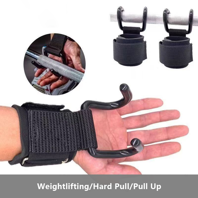 2 Peças de Ganchos de Levantam - Wrist Wraps Weightlifting Support avaliação e preço